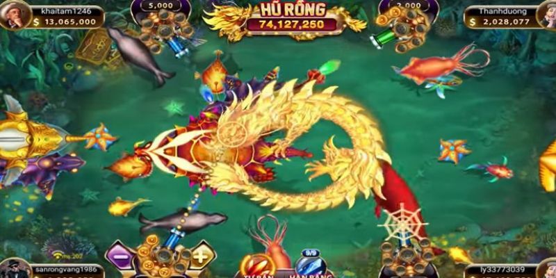 Nhiều loài sinh vật độc đáo xuất hiện tại bắn cá thần rồng